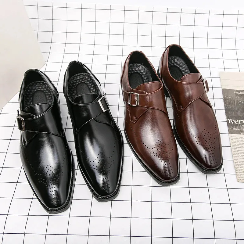 Paris Bordone Leather Dress Shoes