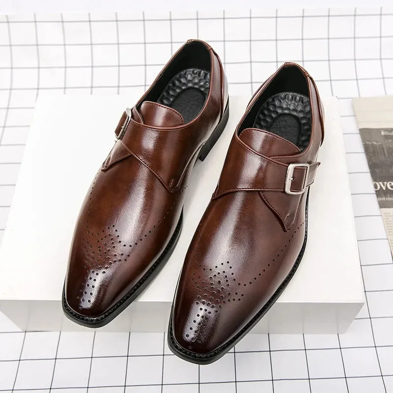 Paris Bordone Leather Dress Shoes