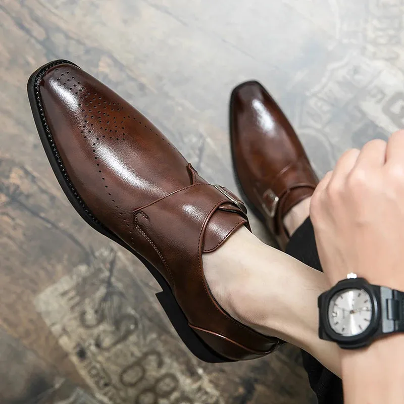 Paris Bordone Leather Dress Shoes