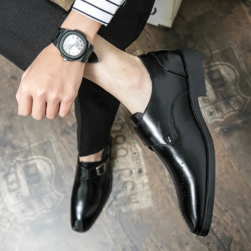 Paris Bordone Leather Dress Shoes