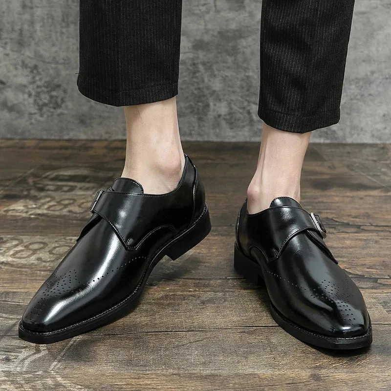 Paris Bordone Leather Dress Shoes