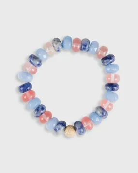 Semi Precious Beaded Bracelet in Gelato