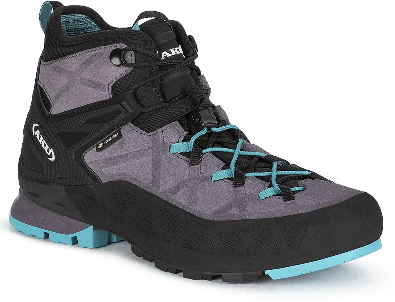 shoes AKU Rock DFS Mid GTX - Grey/Turquoise - women´s