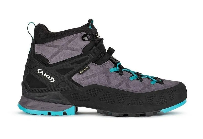 shoes AKU Rock DFS Mid GTX - Grey/Turquoise - women´s