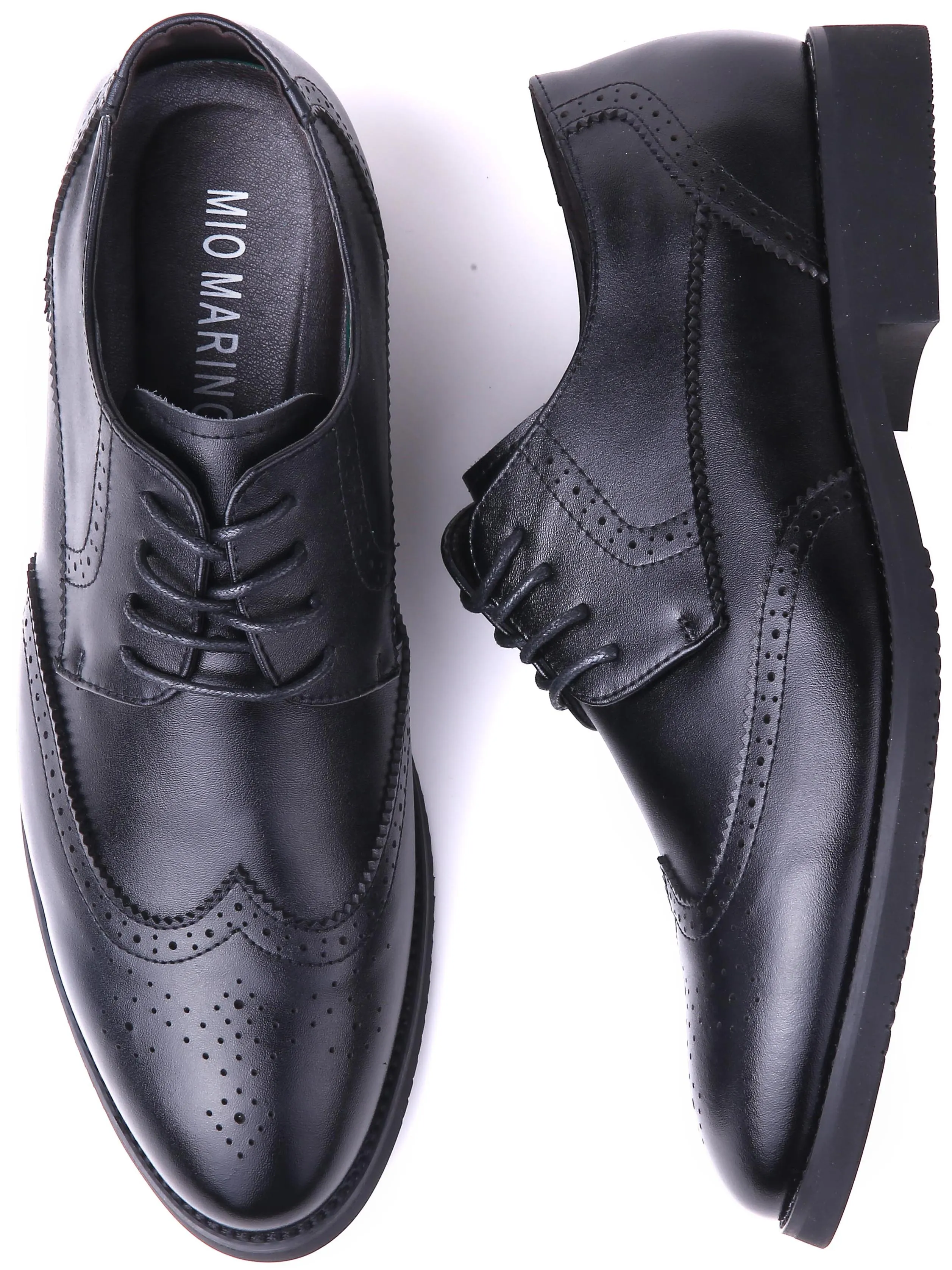 Speckled Wingtip Oxford Dress Shoes