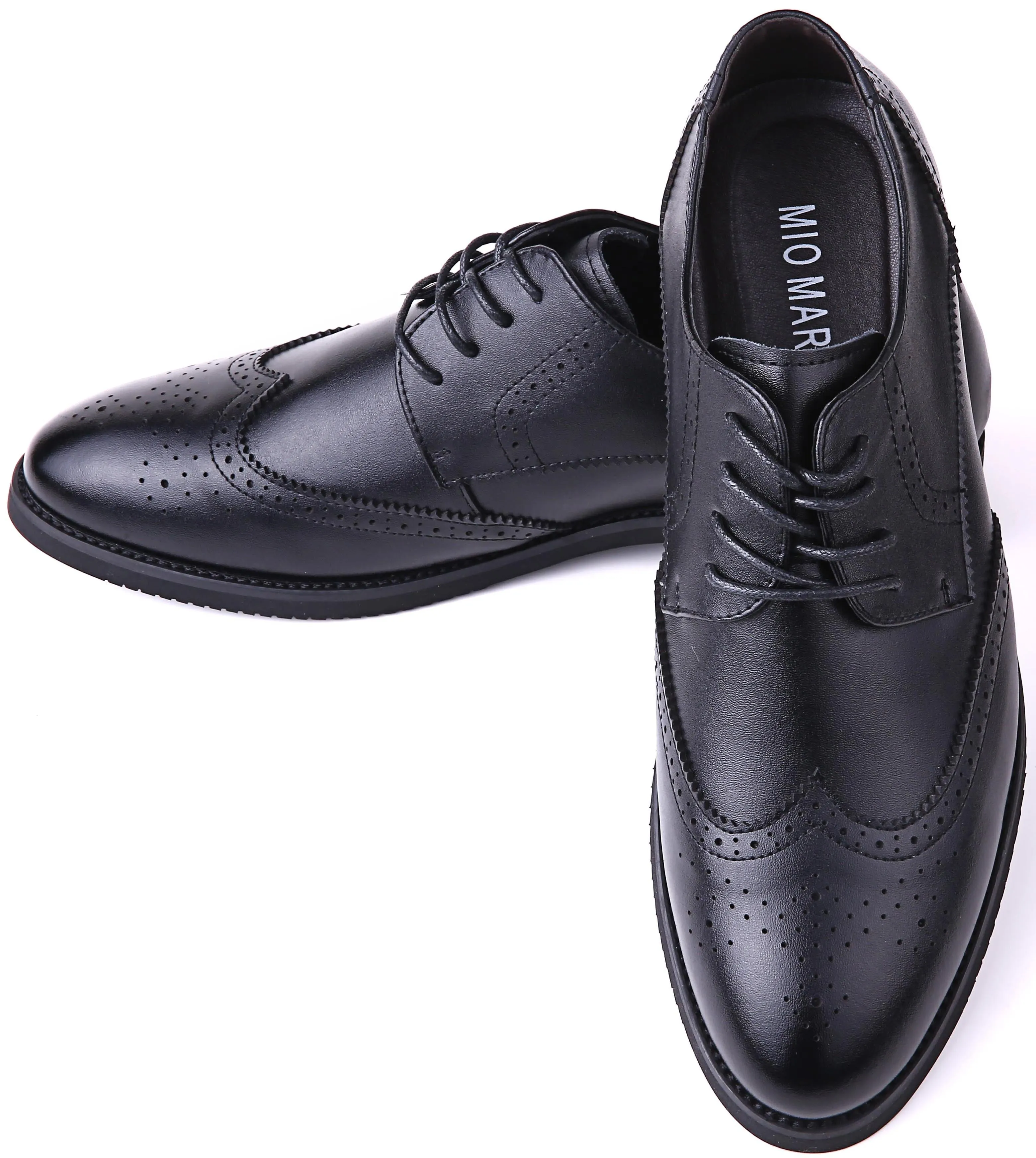 Speckled Wingtip Oxford Dress Shoes