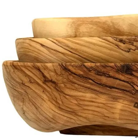 Square Olive Wood Bowl (available in three sizes)