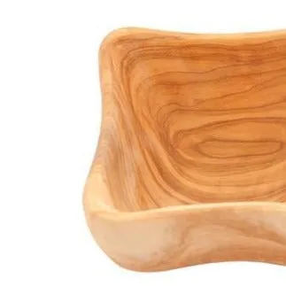 Square Olive Wood Bowl (available in three sizes)