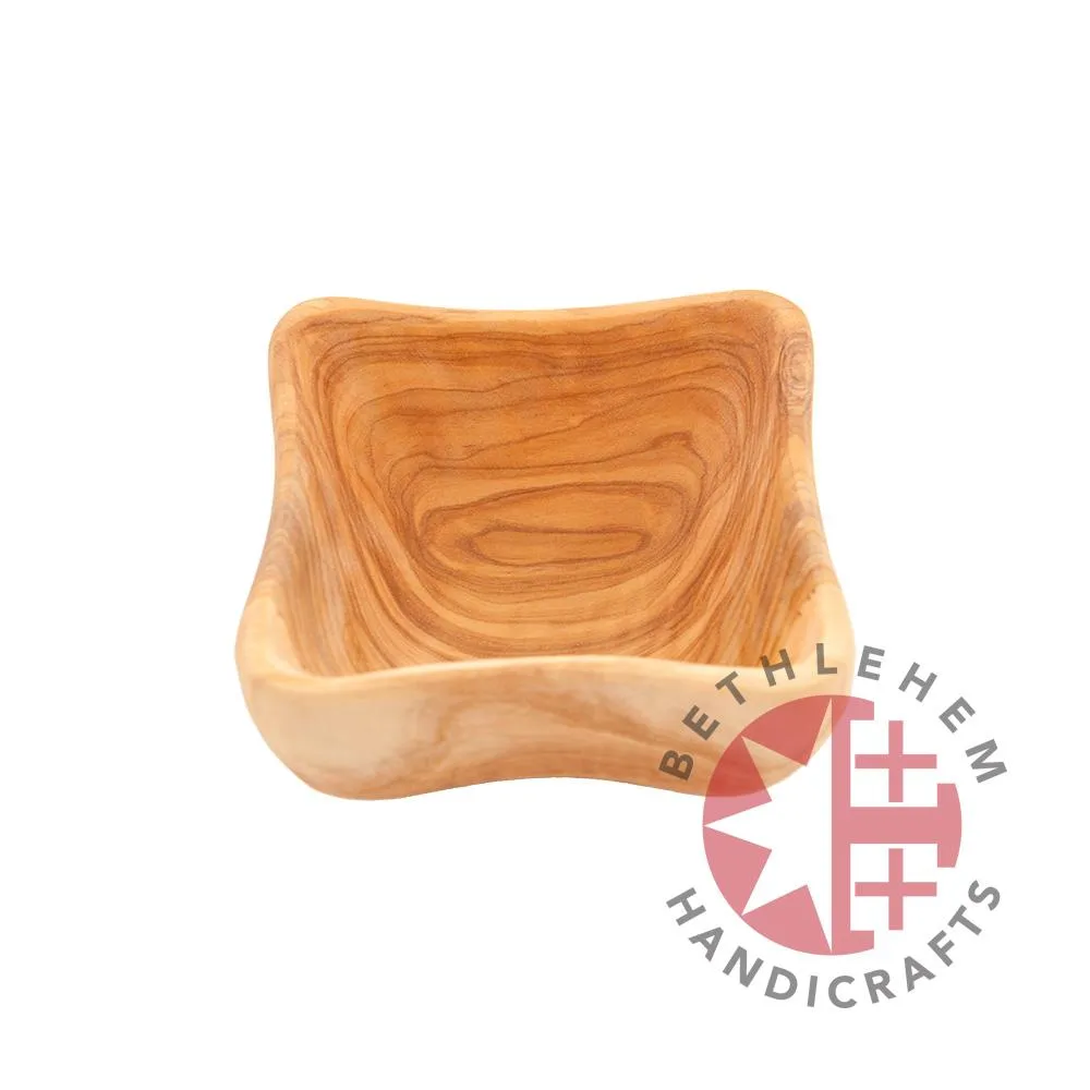 Square Olive Wood Bowl