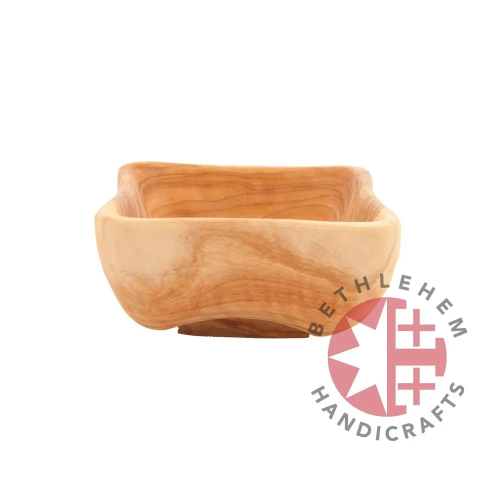 Square Olive Wood Bowl