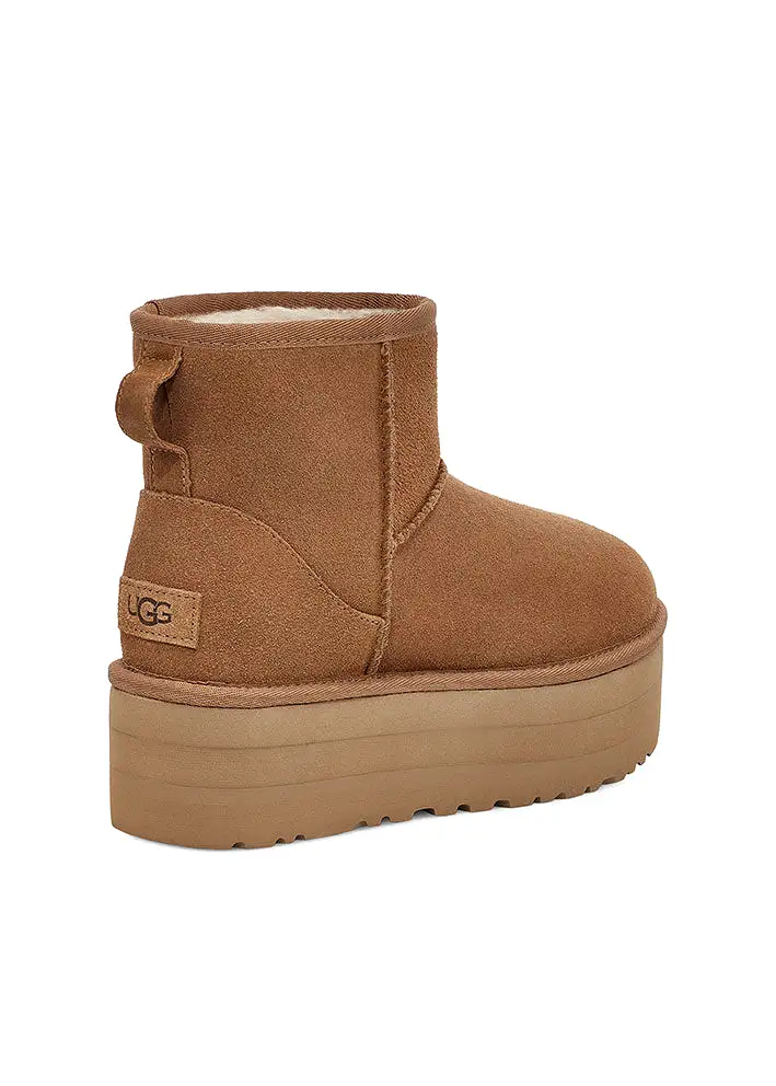 UGG Classic Mini Platform Stvler - Chestnut