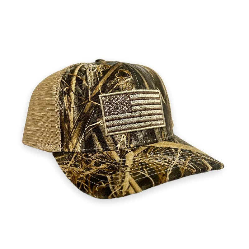 USA Camo Flag Trucker