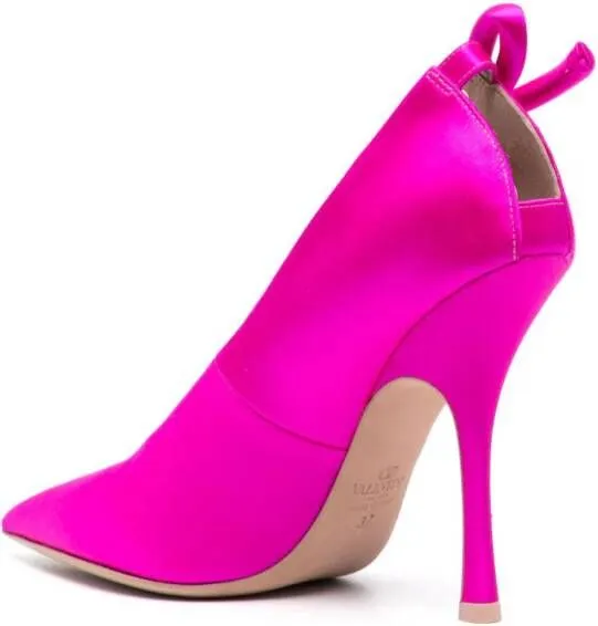 Valentino Garavani Nite-Out 110mm satin pumps Pink