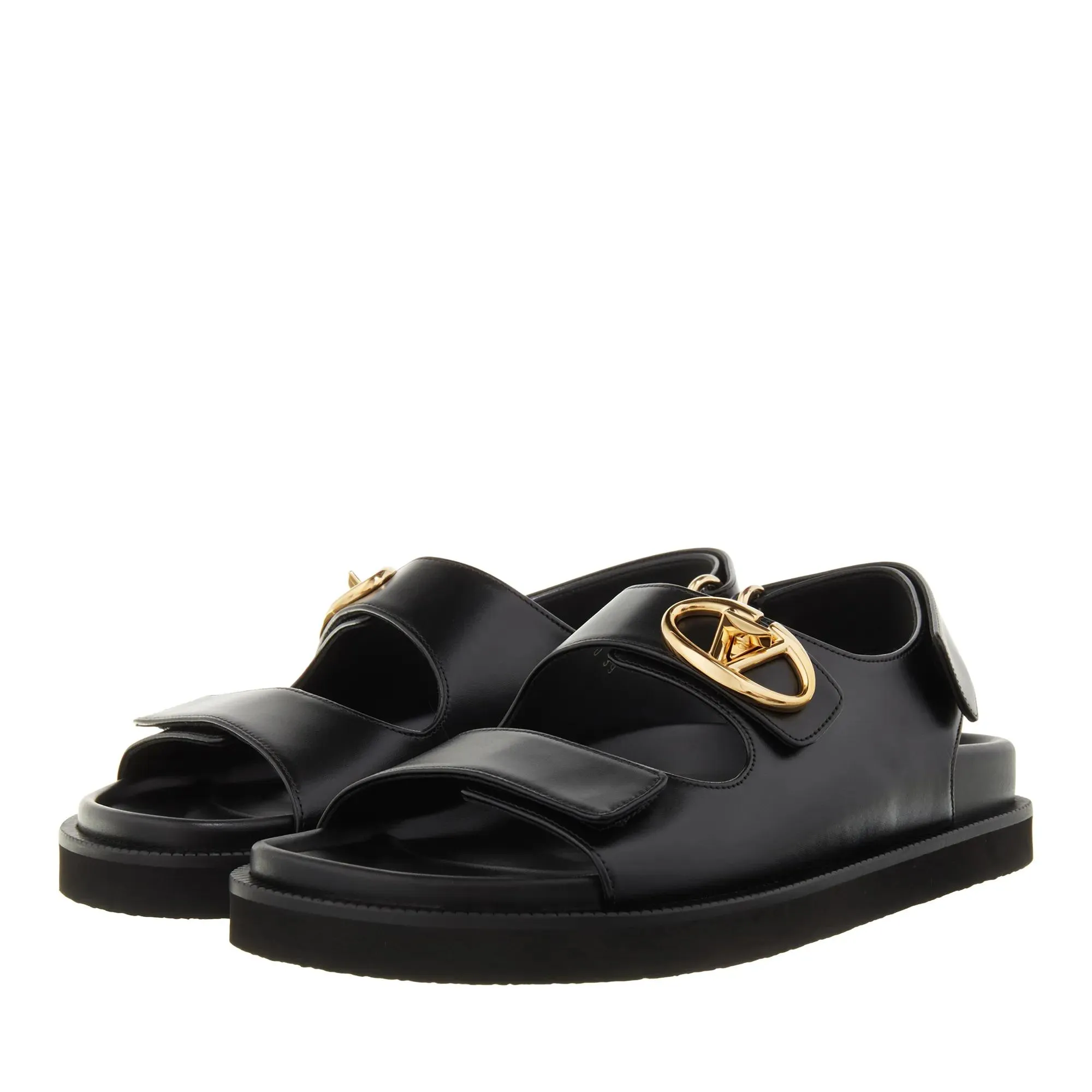 Valentino Garavani  Sandal Vlogo Nero