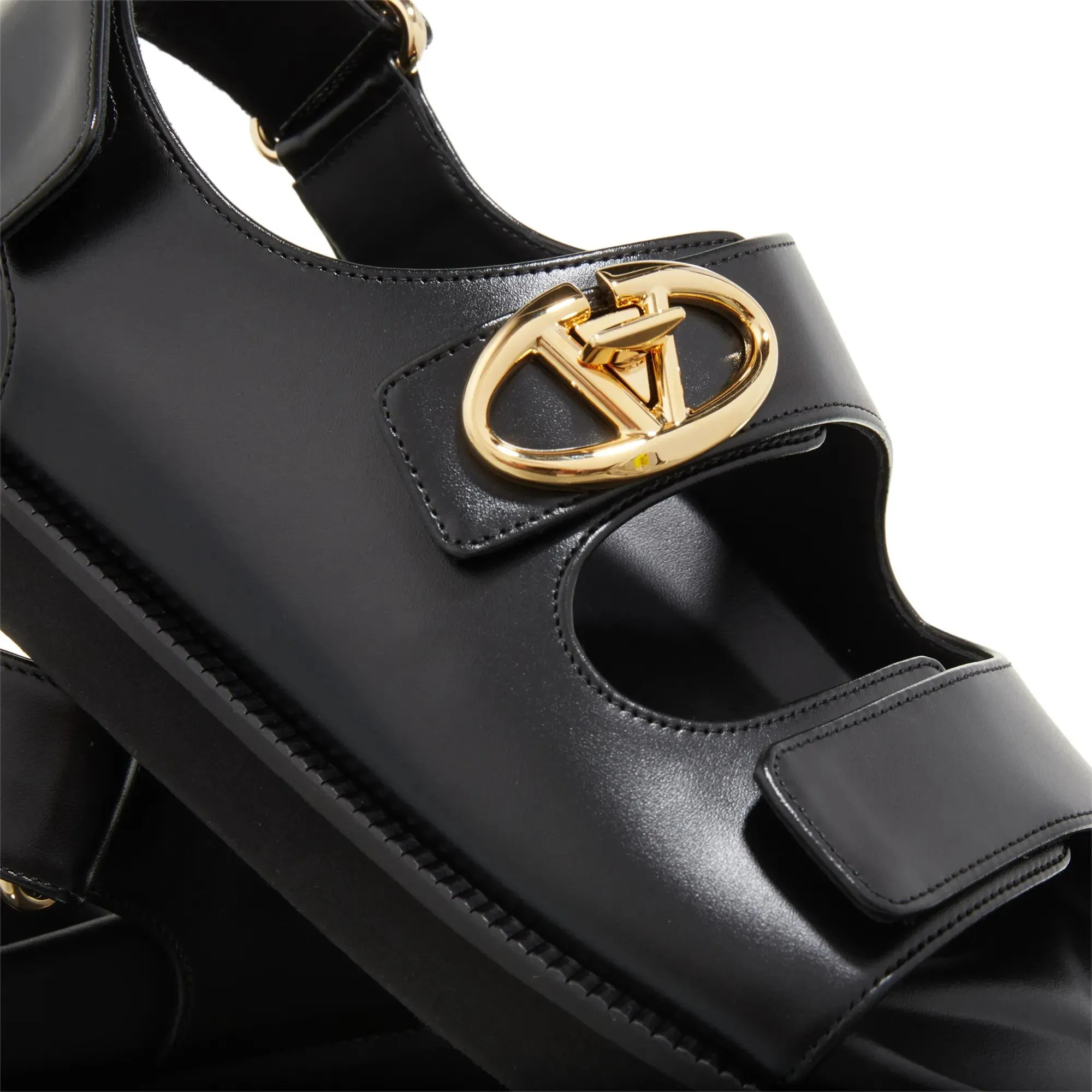 Valentino Garavani  Sandal Vlogo Nero