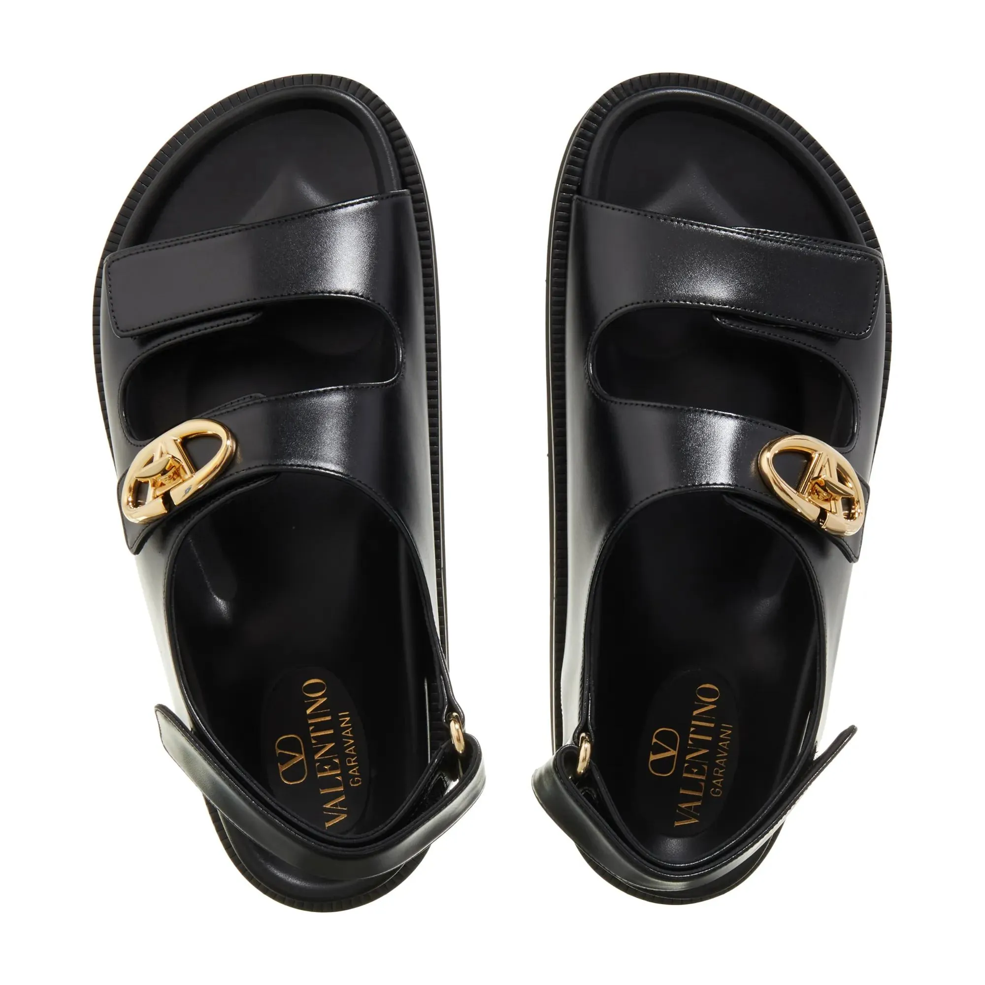 Valentino Garavani  Sandal Vlogo Nero