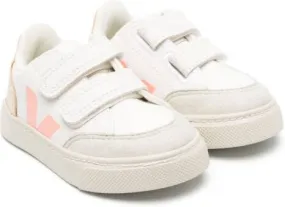 VEJA Kids V-12 leather trainers White