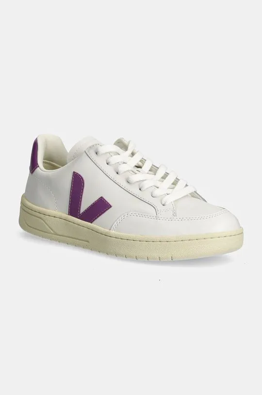 Veja leather sneakers V-12 white color XD0203678A