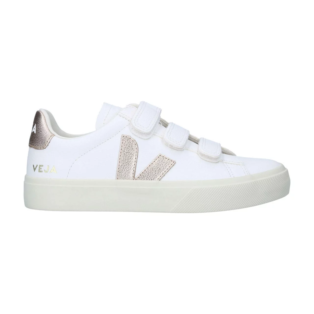 VEJA The Sustainable Edit Recife Velcro Strap Trainers - White