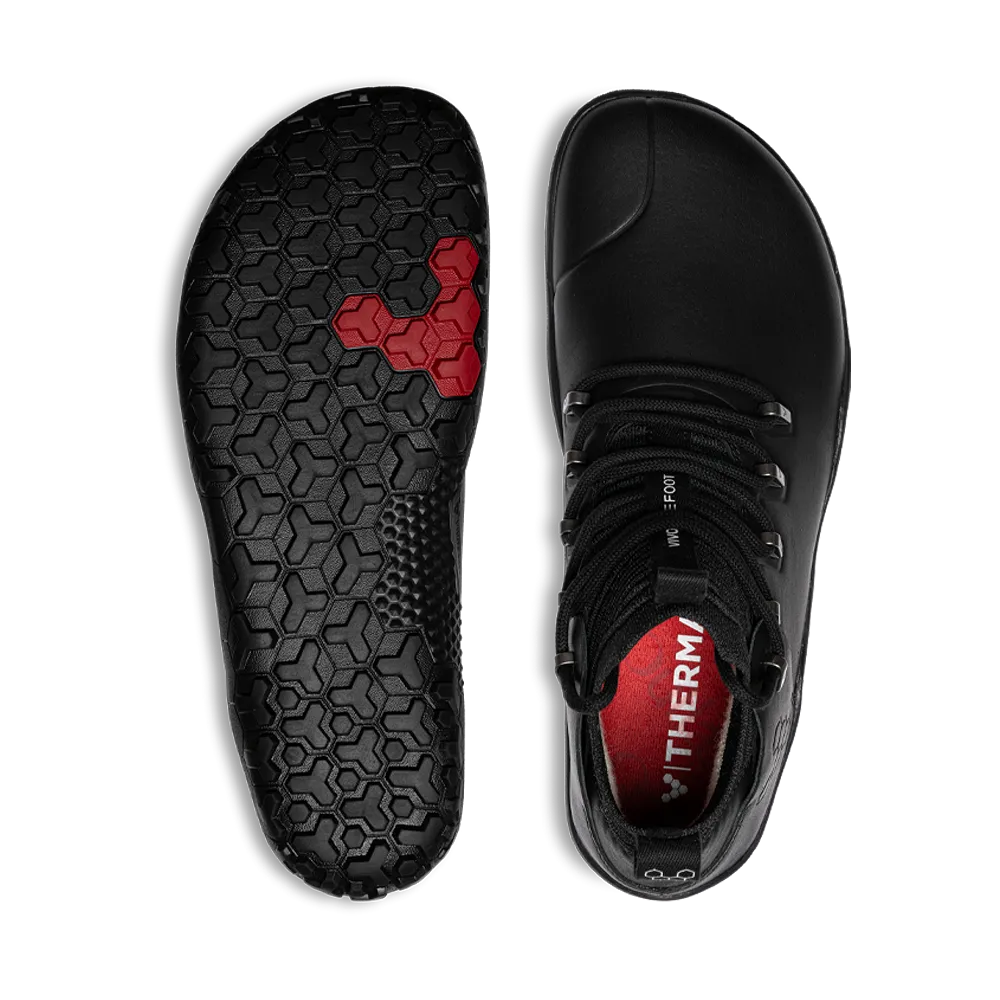 Vivobarefoot Magna Leather FG Mens Obsidian