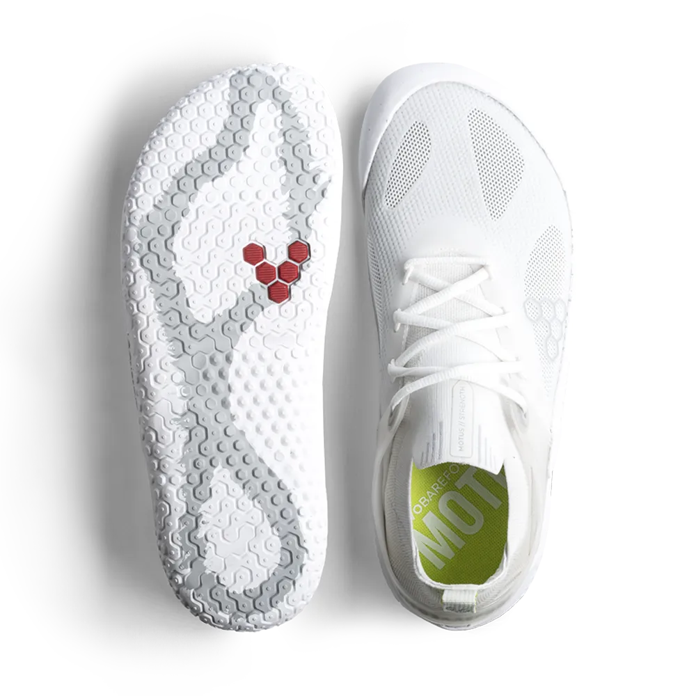 Vivobarefoot Motus Strength Mens Bright White/Grey