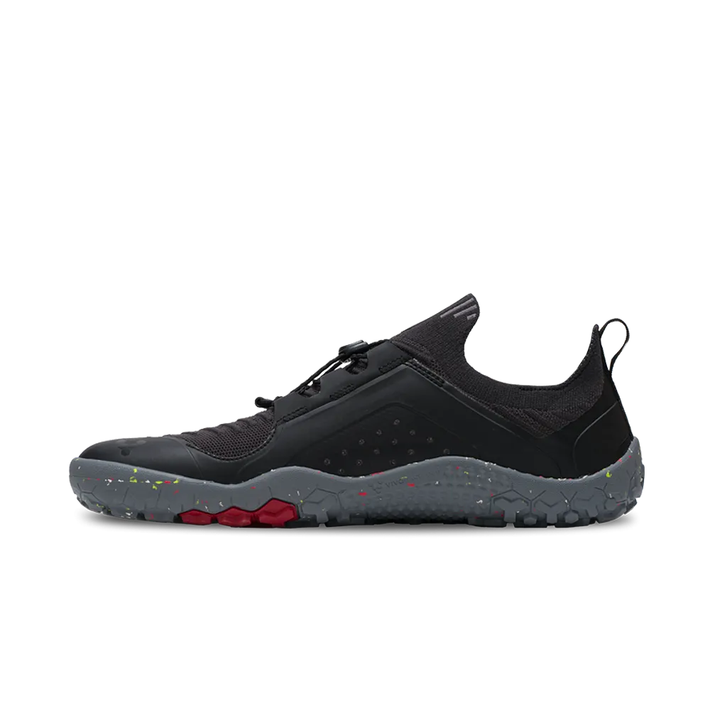 Vivobarefoot Primus Trail Knit FG Mens Obsidian/ Grey