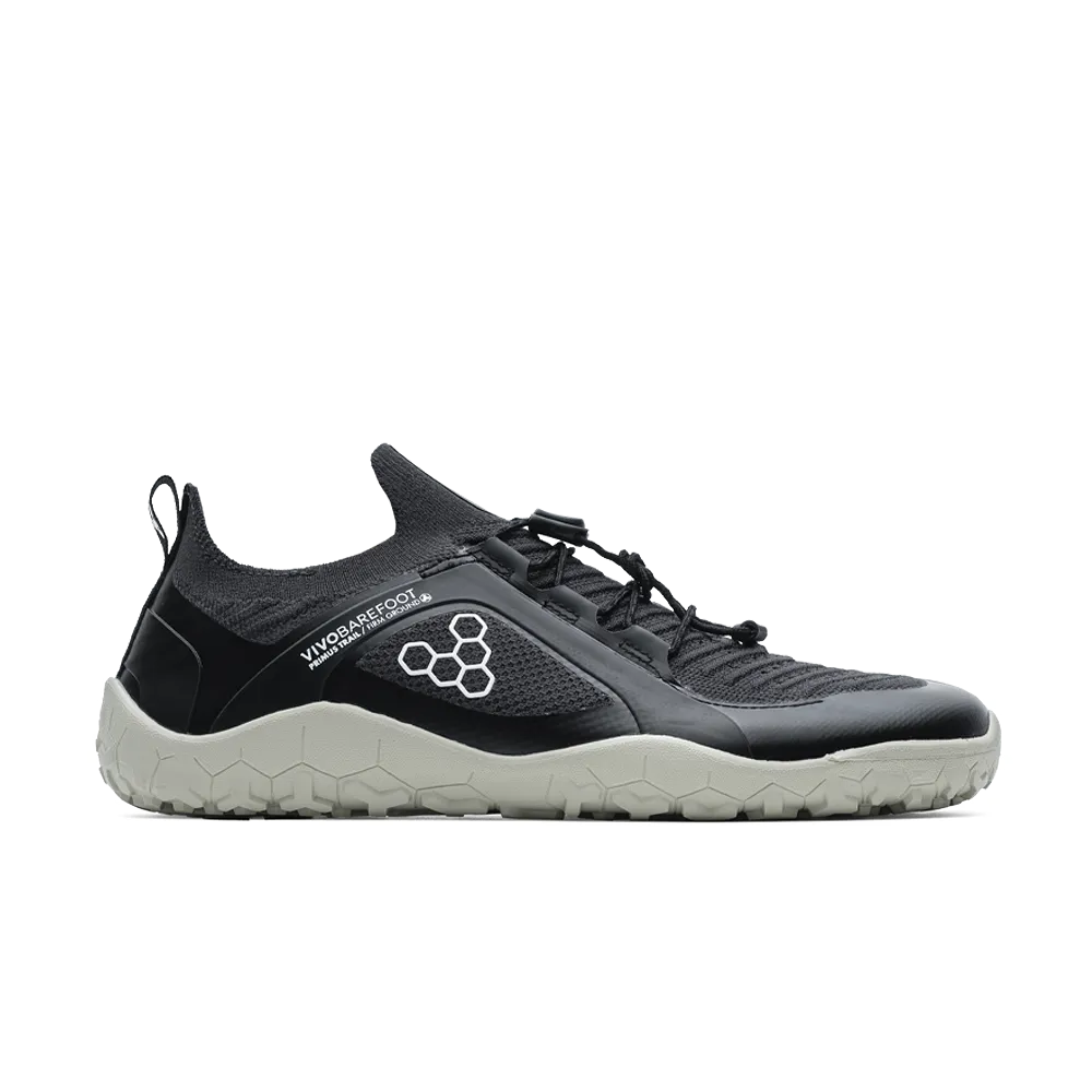 Vivobarefoot Primus Trail Knit FG Mens Obsidian/Pelican