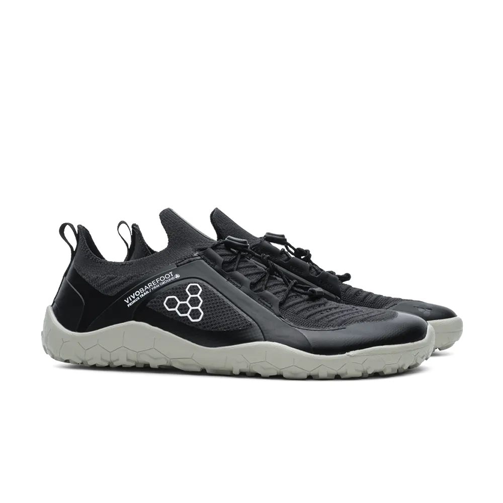 Vivobarefoot Primus Trail Knit FG Mens Obsidian/Pelican