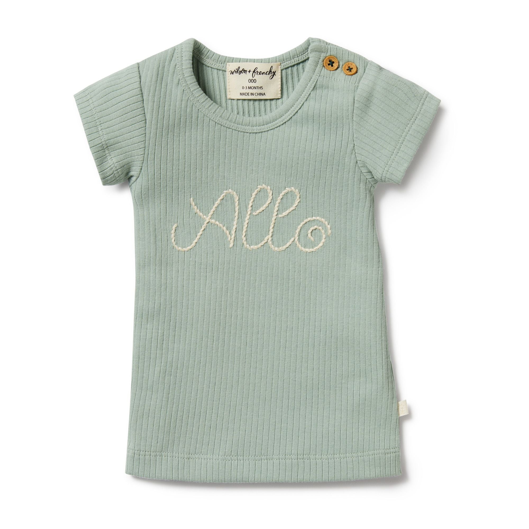 Wilson & Frenchy Allo Organic Rib Tee