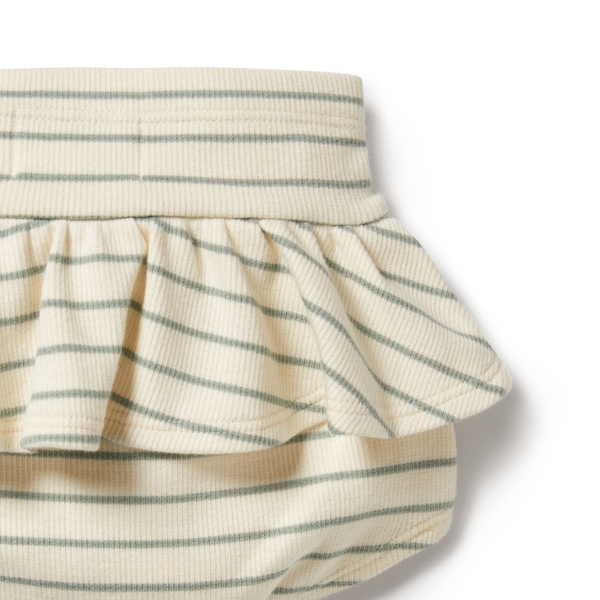 Wilson & Frenchy Petit Sage Organic Ruffle Nappy Pant