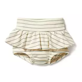 Wilson & Frenchy Petit Sage Organic Ruffle Nappy Pant